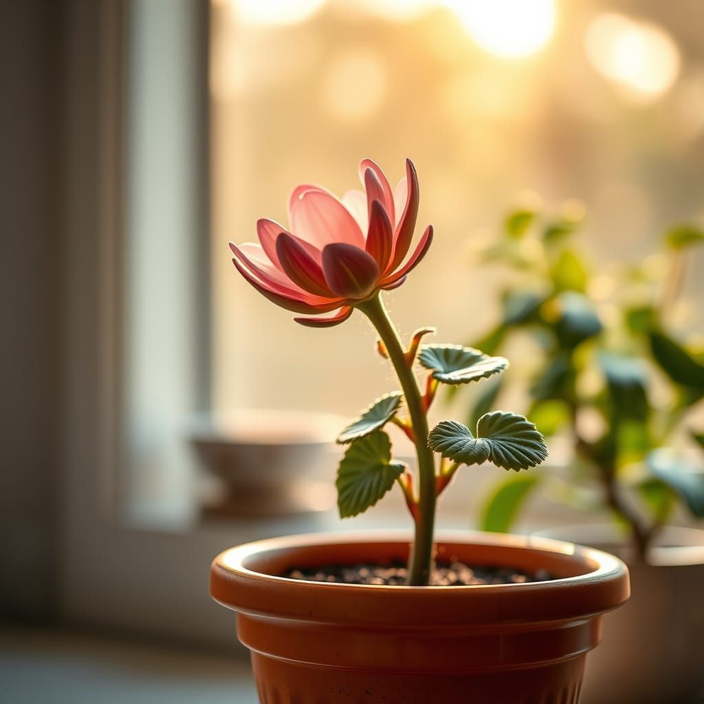 Whimsical Terracotta Still Life in Morning Light