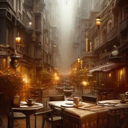 Epic Cinematic Coffee: Digital Matte Painting