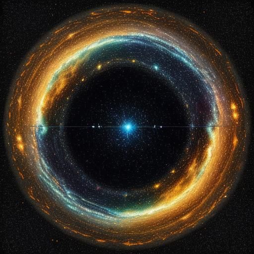 Starry Nightscape: Aldebaran in Digital Art Style