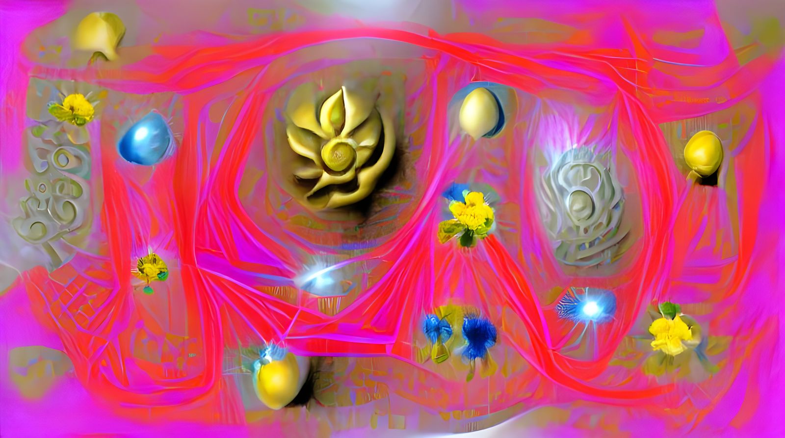 Mayan Calendar Art: Yellow Seed Blossoming Potential
