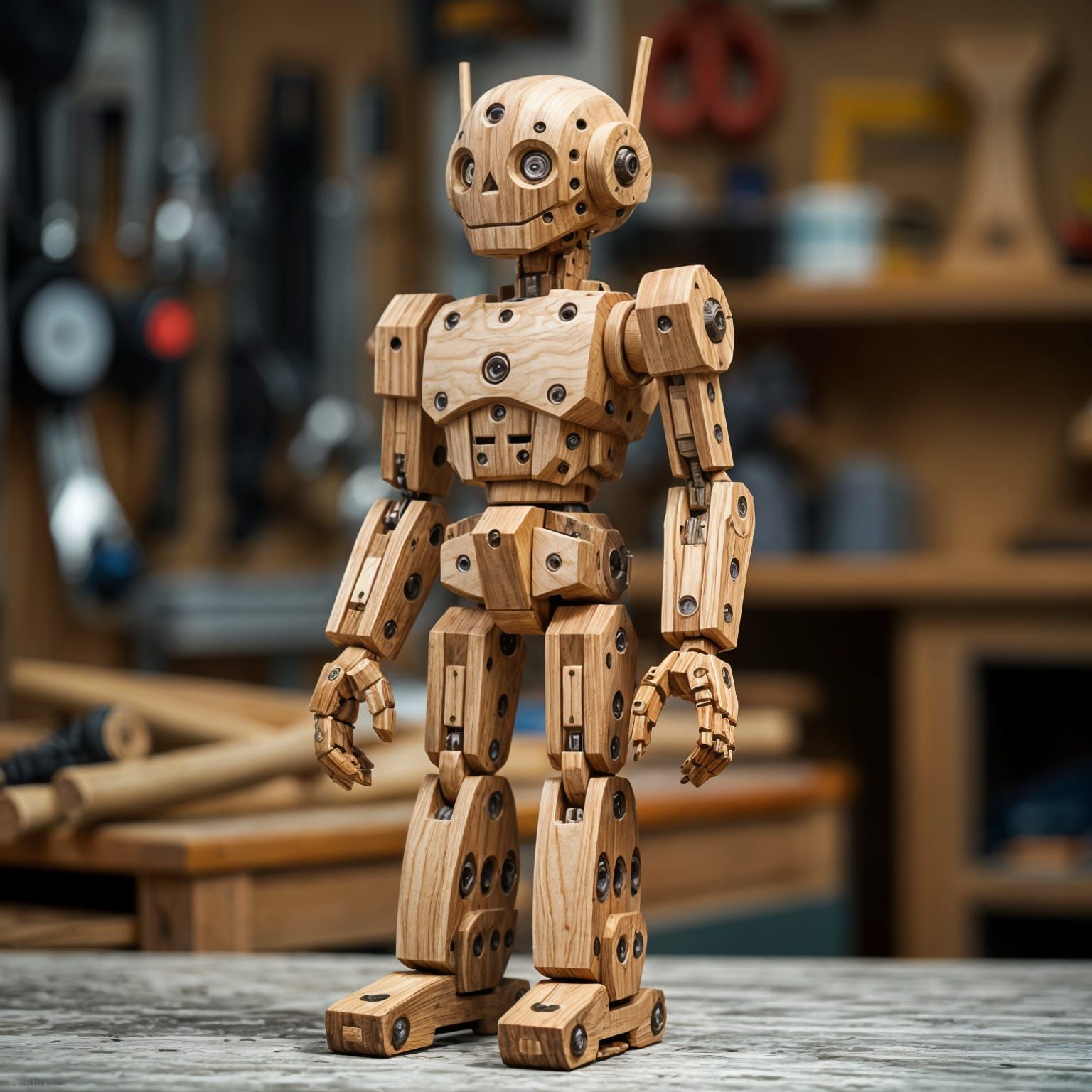 Wooden Robot