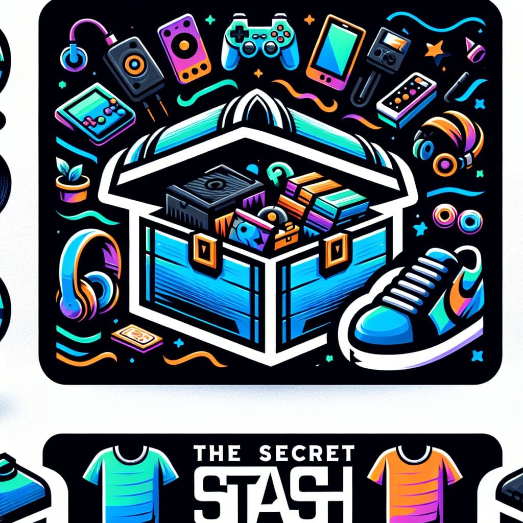 Modern Logo Design for 'The Secret Stash' eBay Store