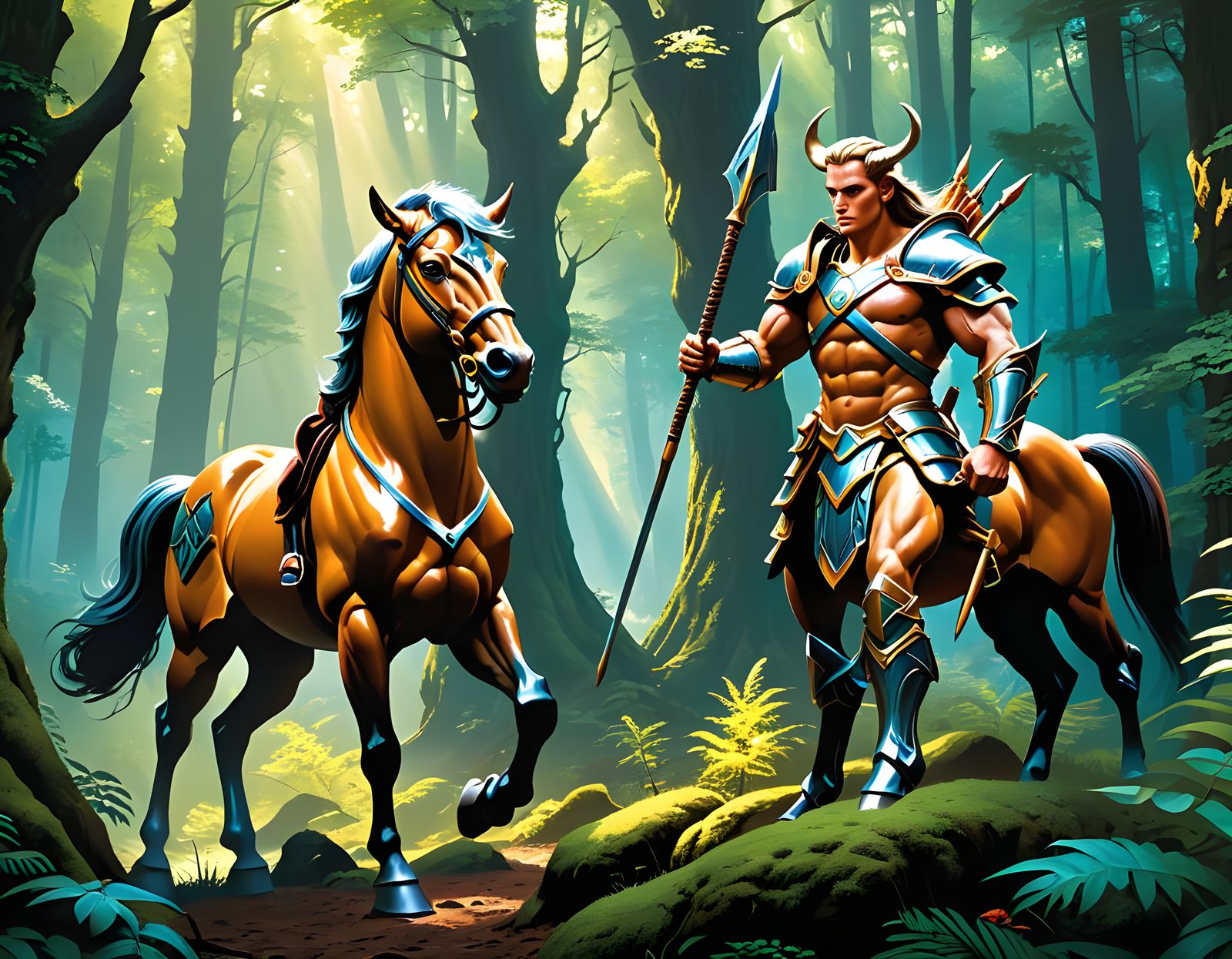 Guardian of the Enchanted Woods: Zegulus the Majestic Centau...