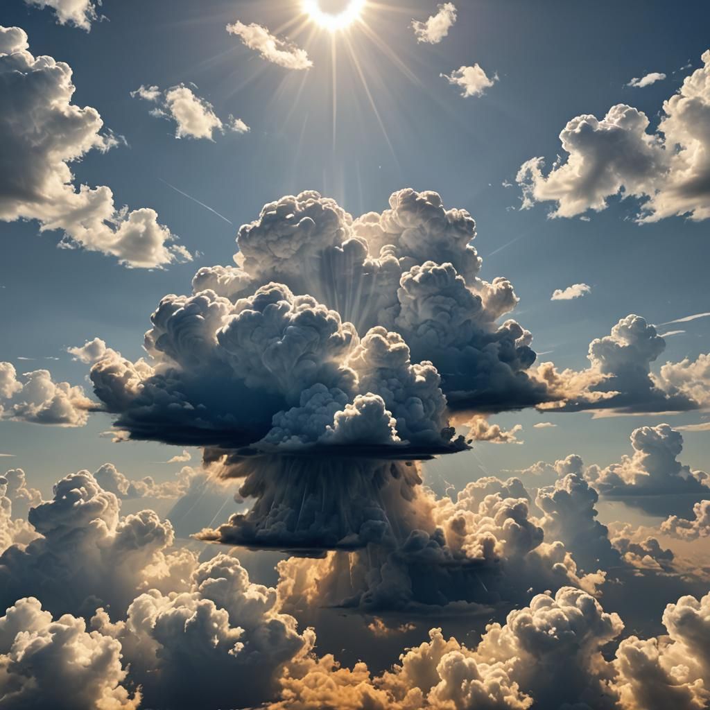 Fantastical Landscape of Thought, Detailed Matte Painting