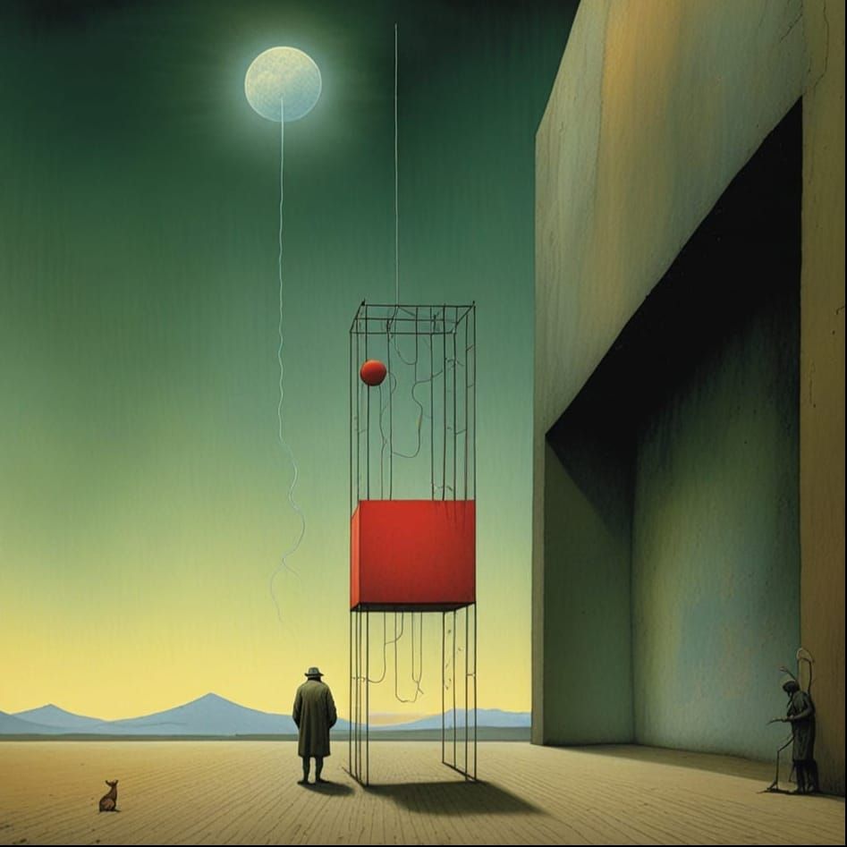 Influential Artist Mashup in Vibrant Abstraction