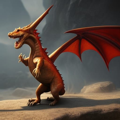 Jack Russell Terrier Rides a Dragon