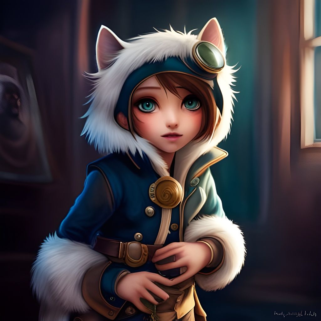 The Human Steamkitten (My Tops Revisited with SDXL - 8)