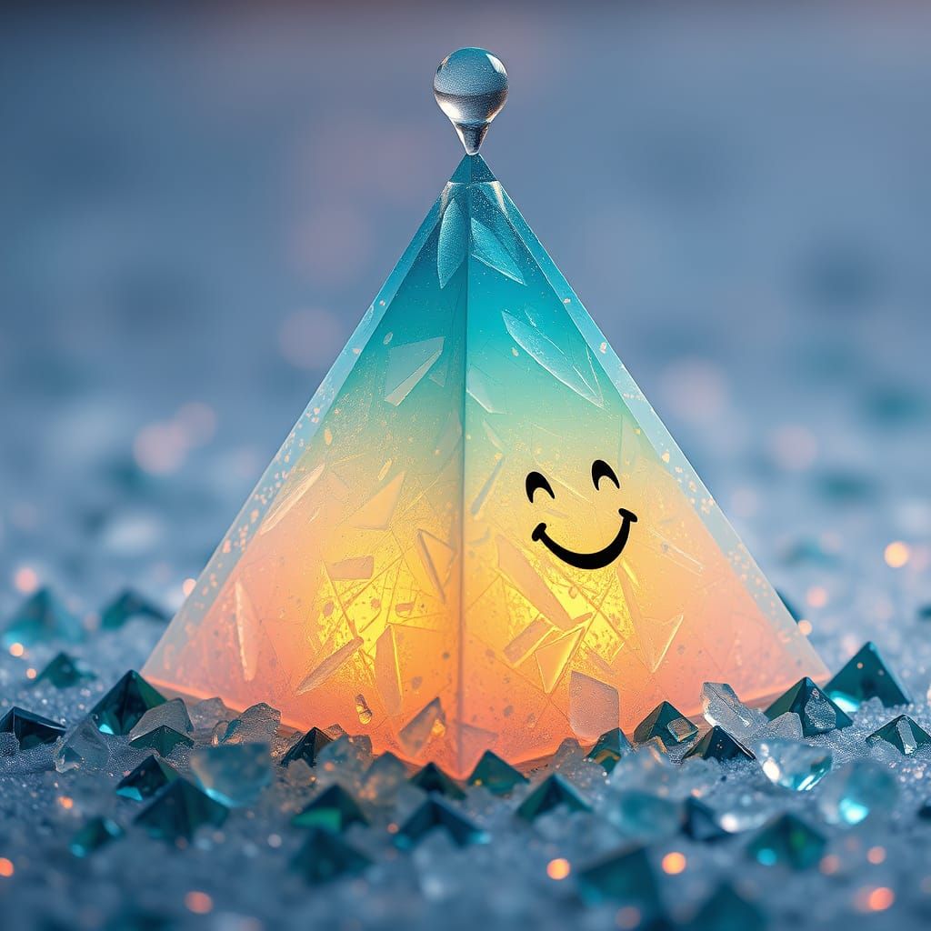 Hyper-Realistic CGI Pyramid Castle in Golden Hour Light