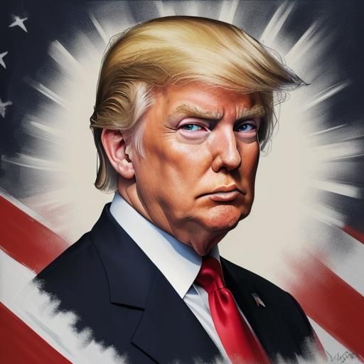 AI Painting of Donald J Trump