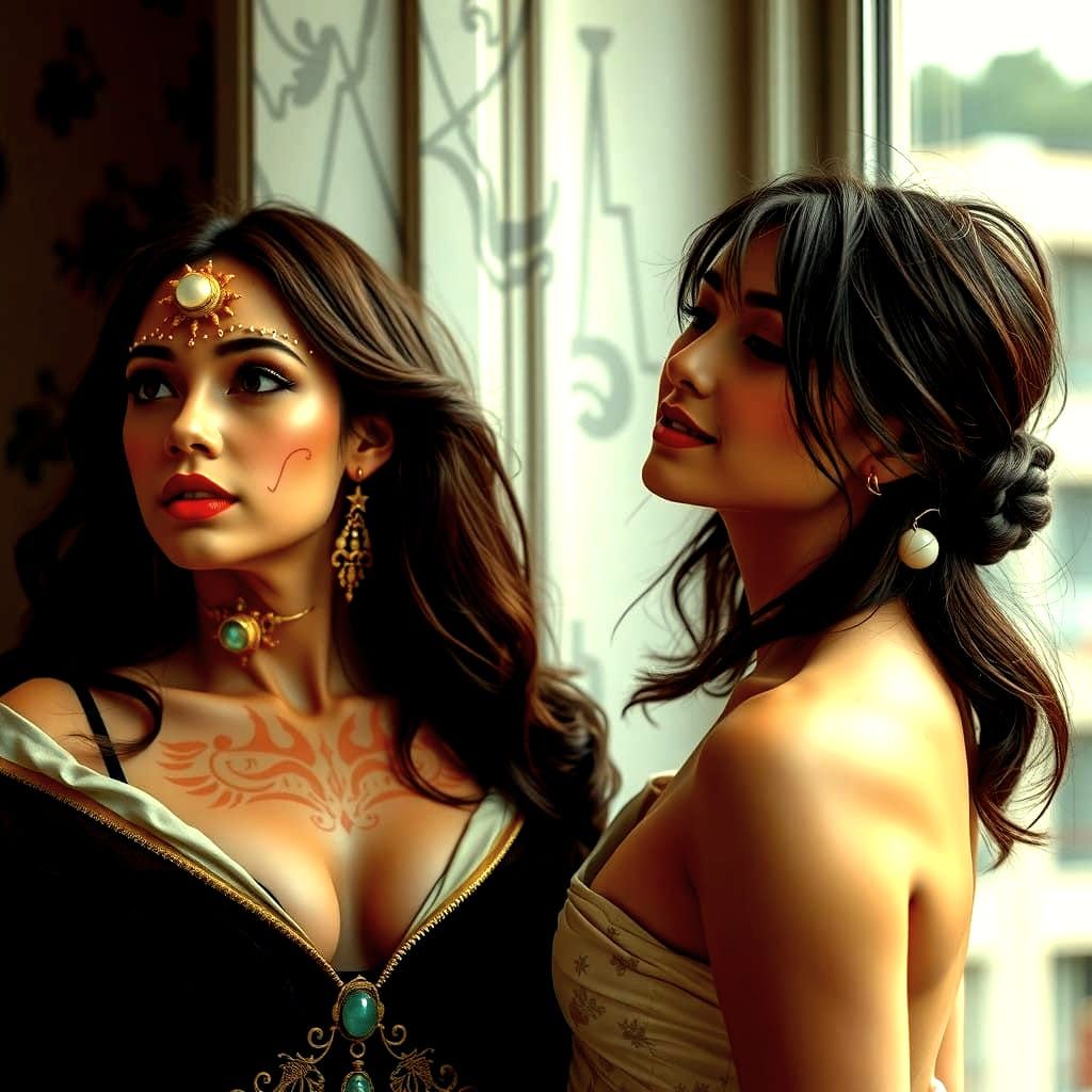 Vibrant, Expressive, Dadaist Calligraphy in 3D Hyper-realism