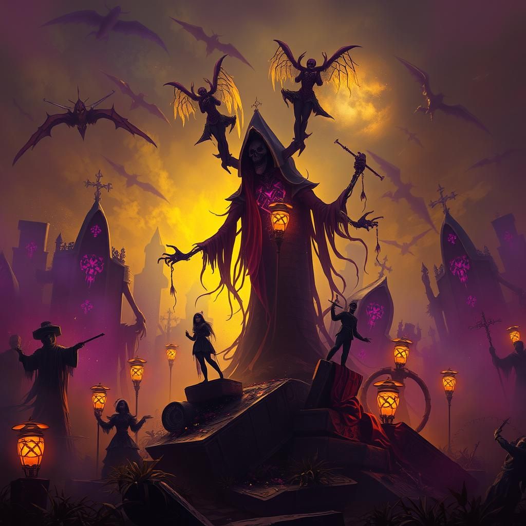 Graveyard Danse Macabre: Dark Fantasy Masterpiece