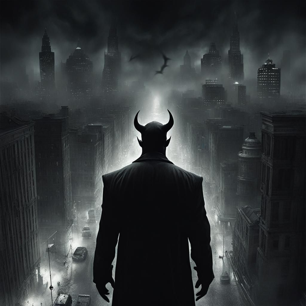 Eerie Dreamscape: A Demon's Guard in Hatiès