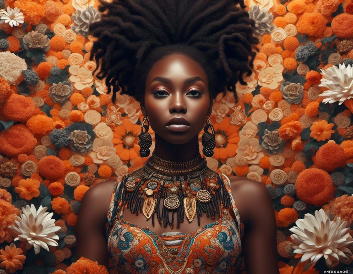 Melanin Queens: Celebrating Black Beauty in Ukiyo-e Style