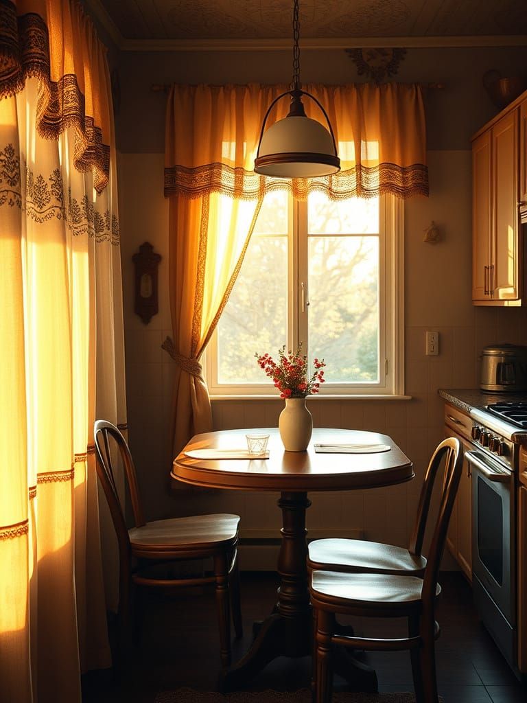 1940s Chic Thae Lapy Crife Kitchen