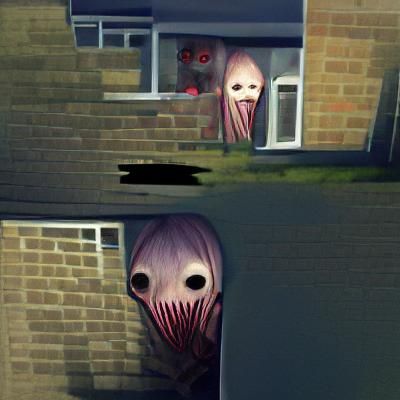 AI Image of a Terrifying Stalker