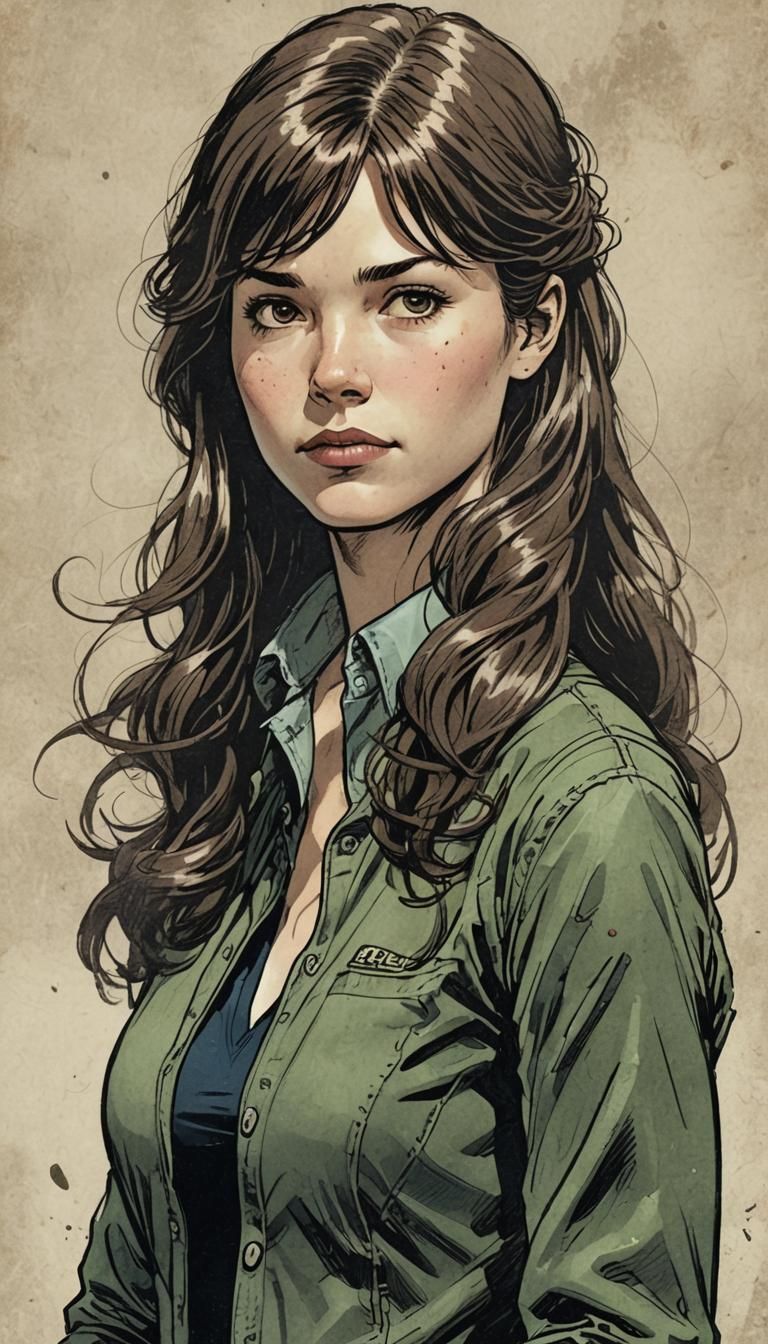 Hyperdetailed Portrait of Betty Ross