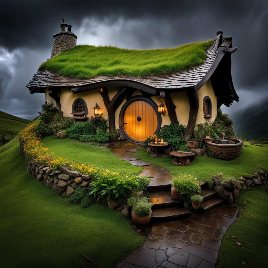 Bilbo's House Amidst the Storm