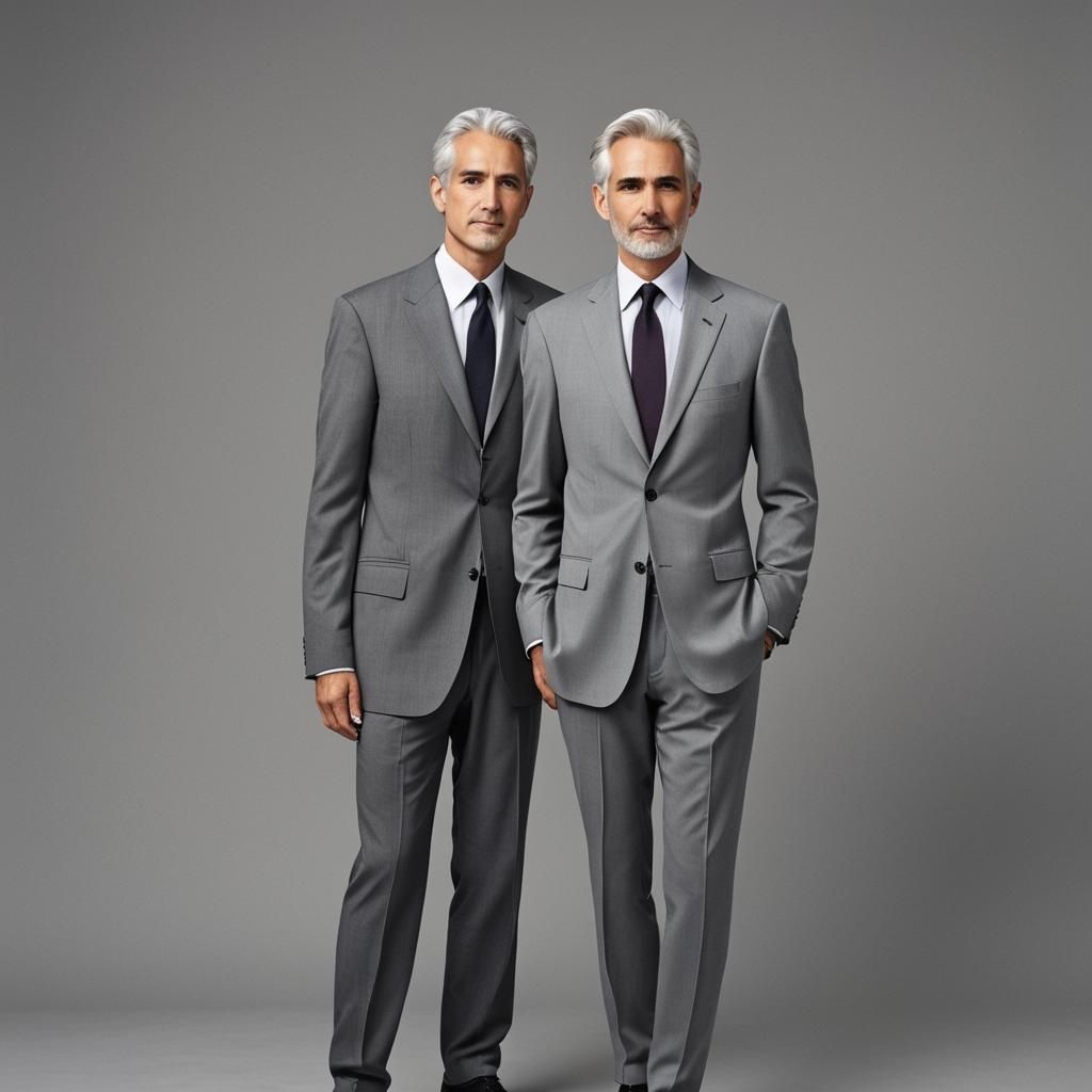 Noble Figure with Upright Posture: An AI Portrait