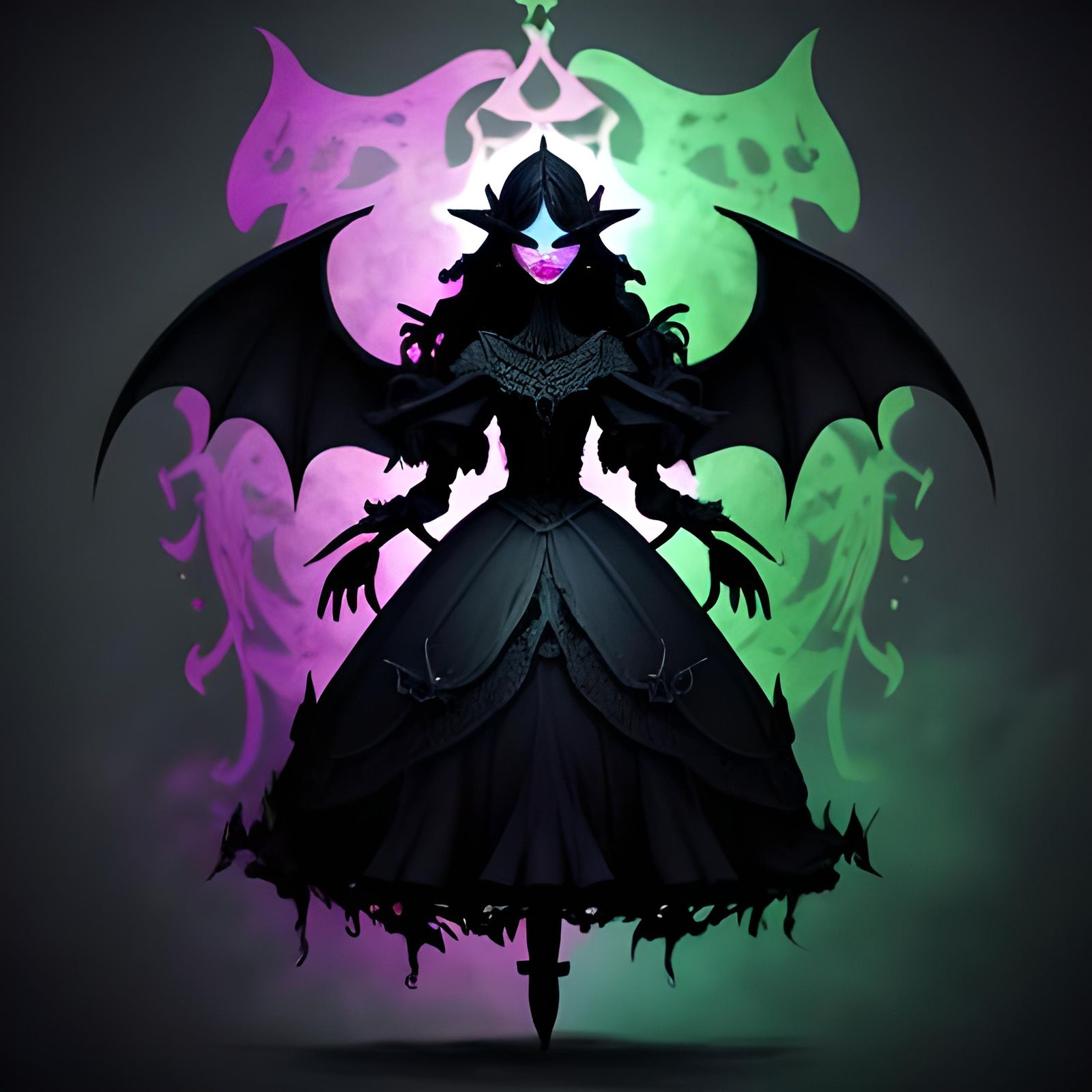 Gothic Folk Art Devil: Ethereal Horror