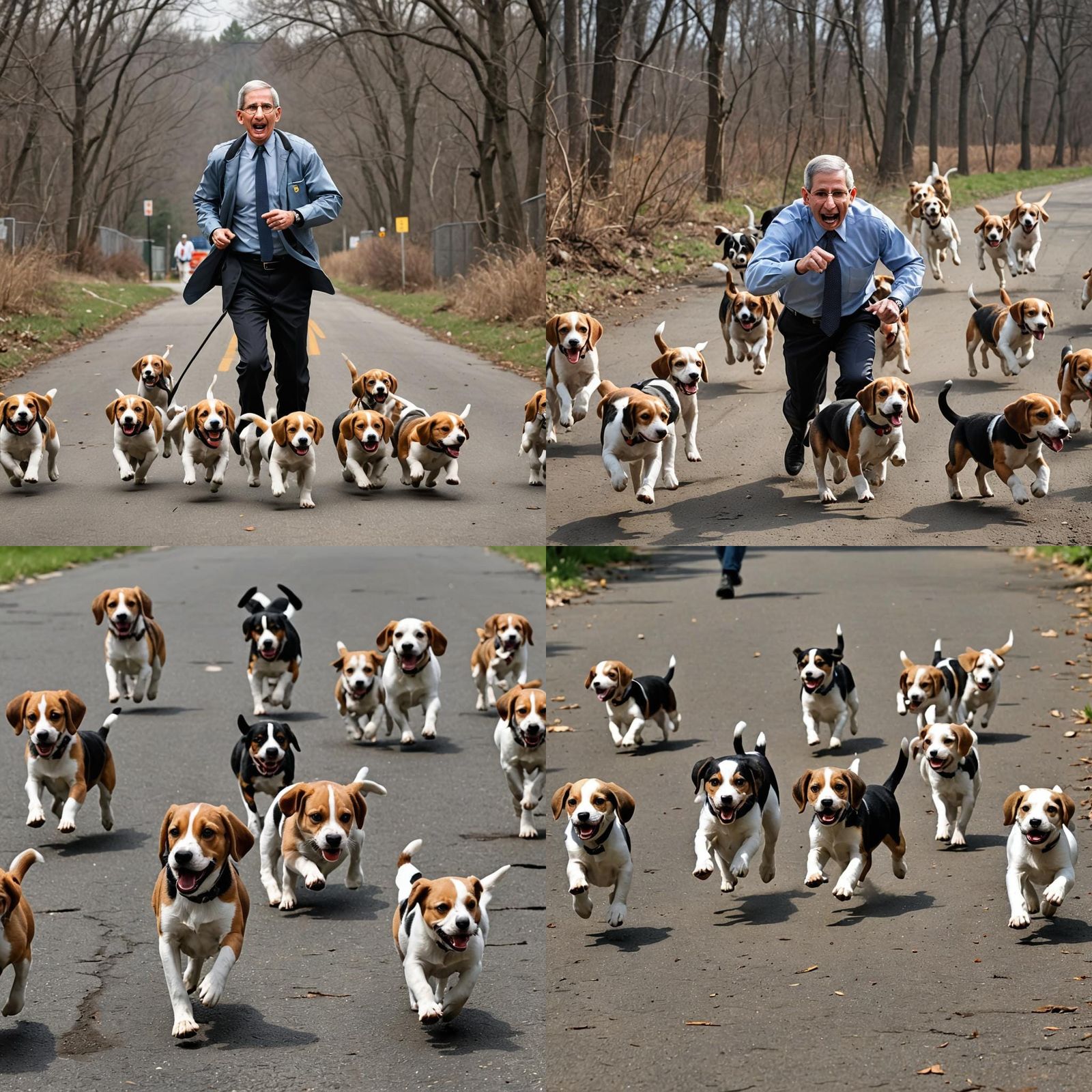Satirical Cartoon: Fauci and the Beagle Puppies