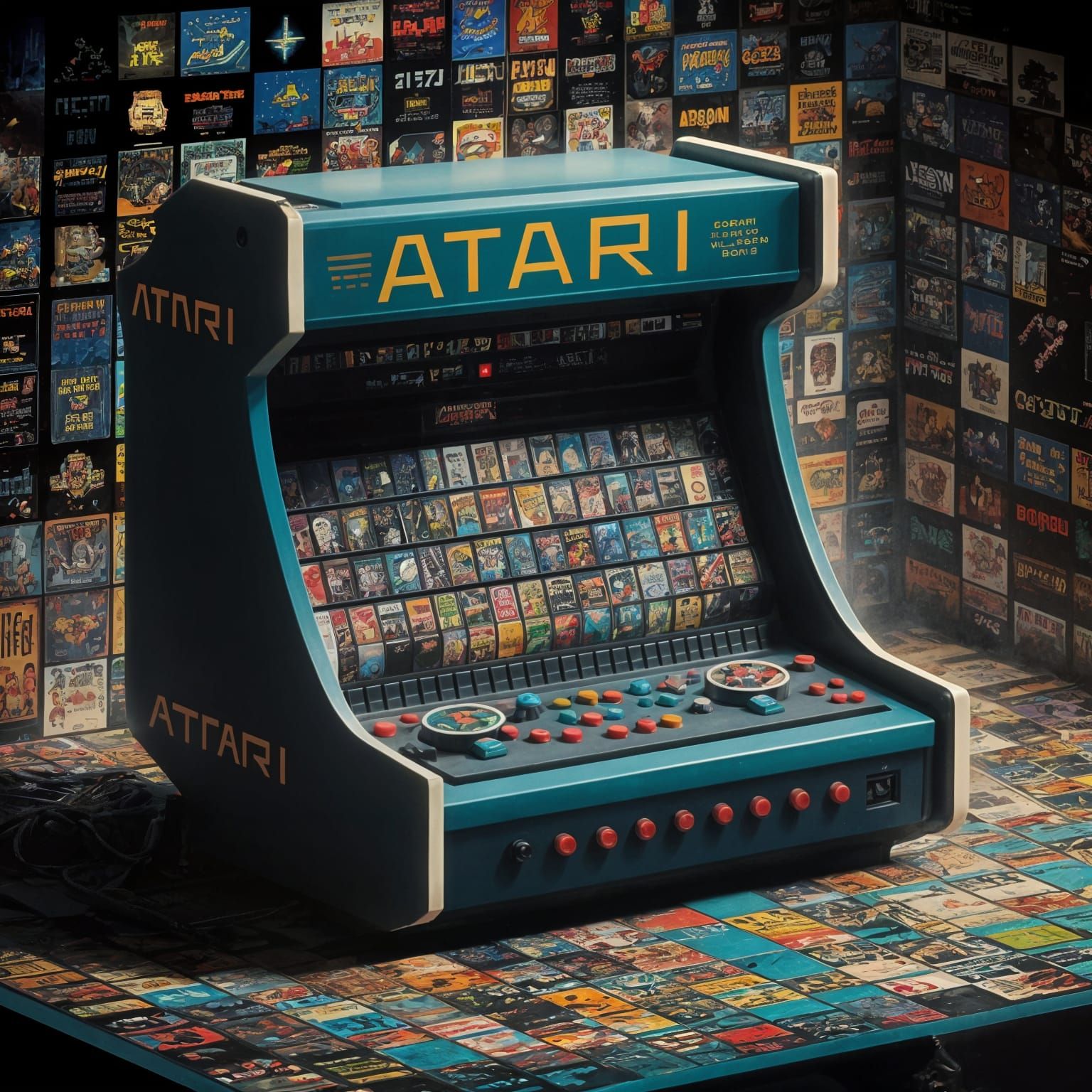 Atari Arcade Pixel Art
