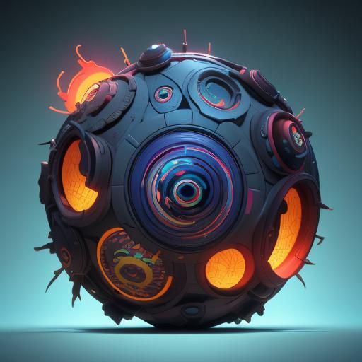 Cute Expression Digital Art in Stylized Colours