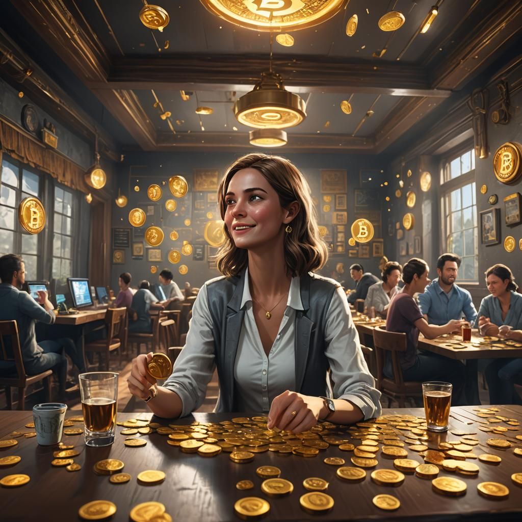 Woman Contemplates Bitcoin: A Financial Crossroads