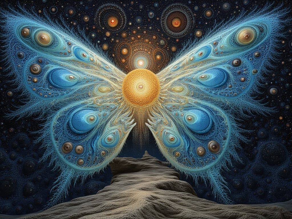 Cymatic Elevation with Photosurreal Intense Colors