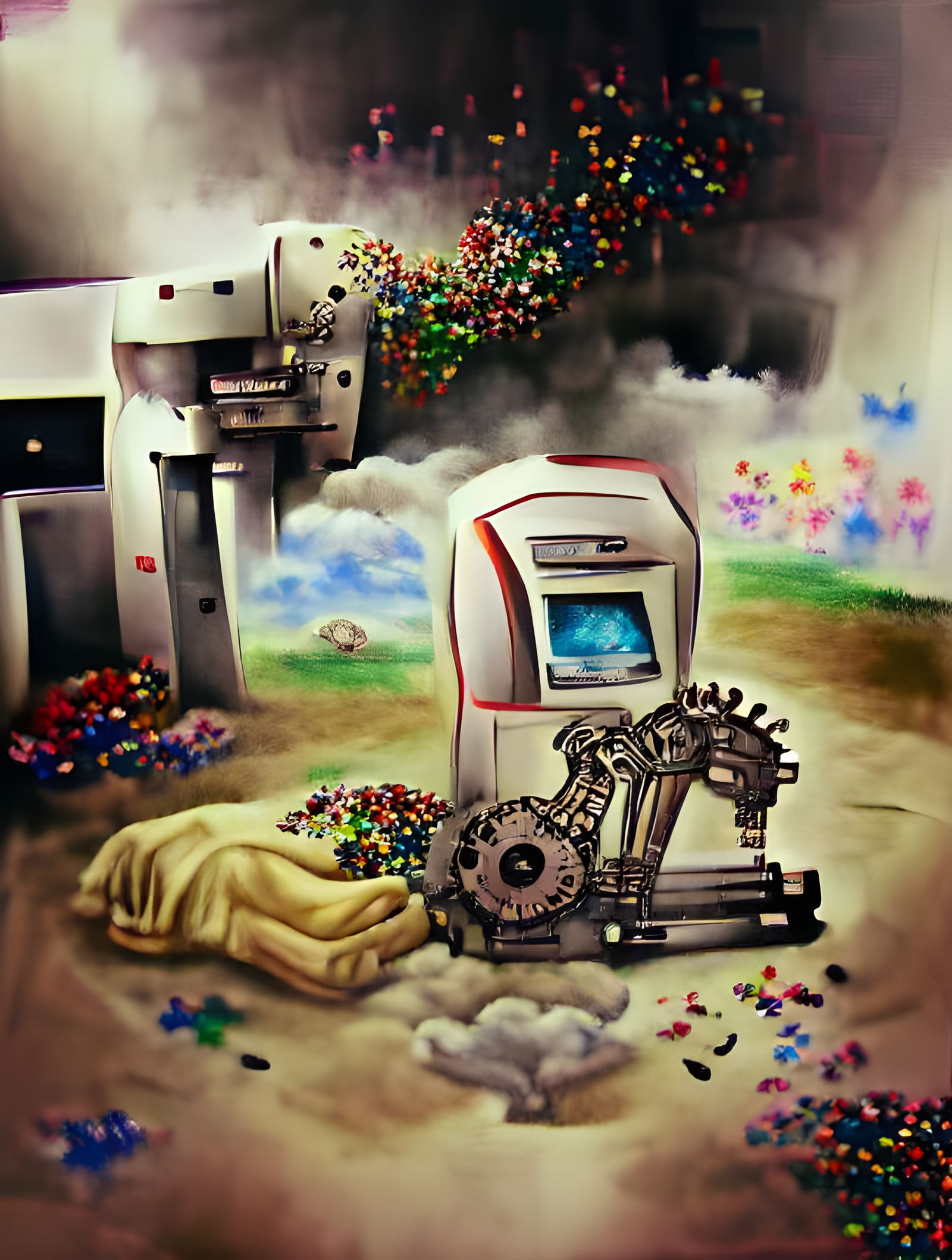 Machine Dream: Reality Unveiled in AI Art