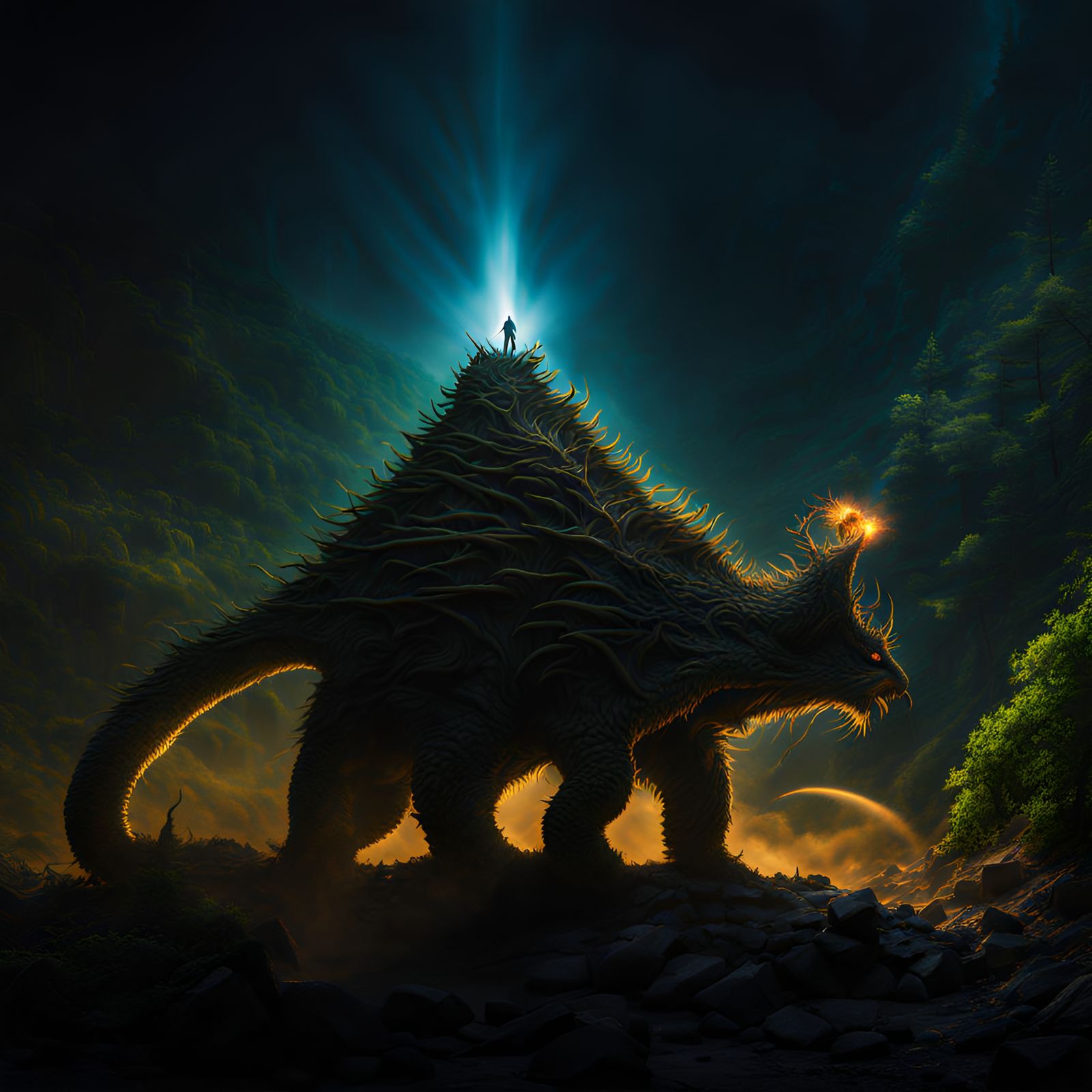 Mysterious Shadowgush Movie Scene in 4K