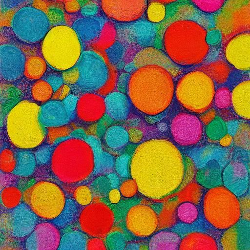 Abstract Colorful Swirls of Infinite Space