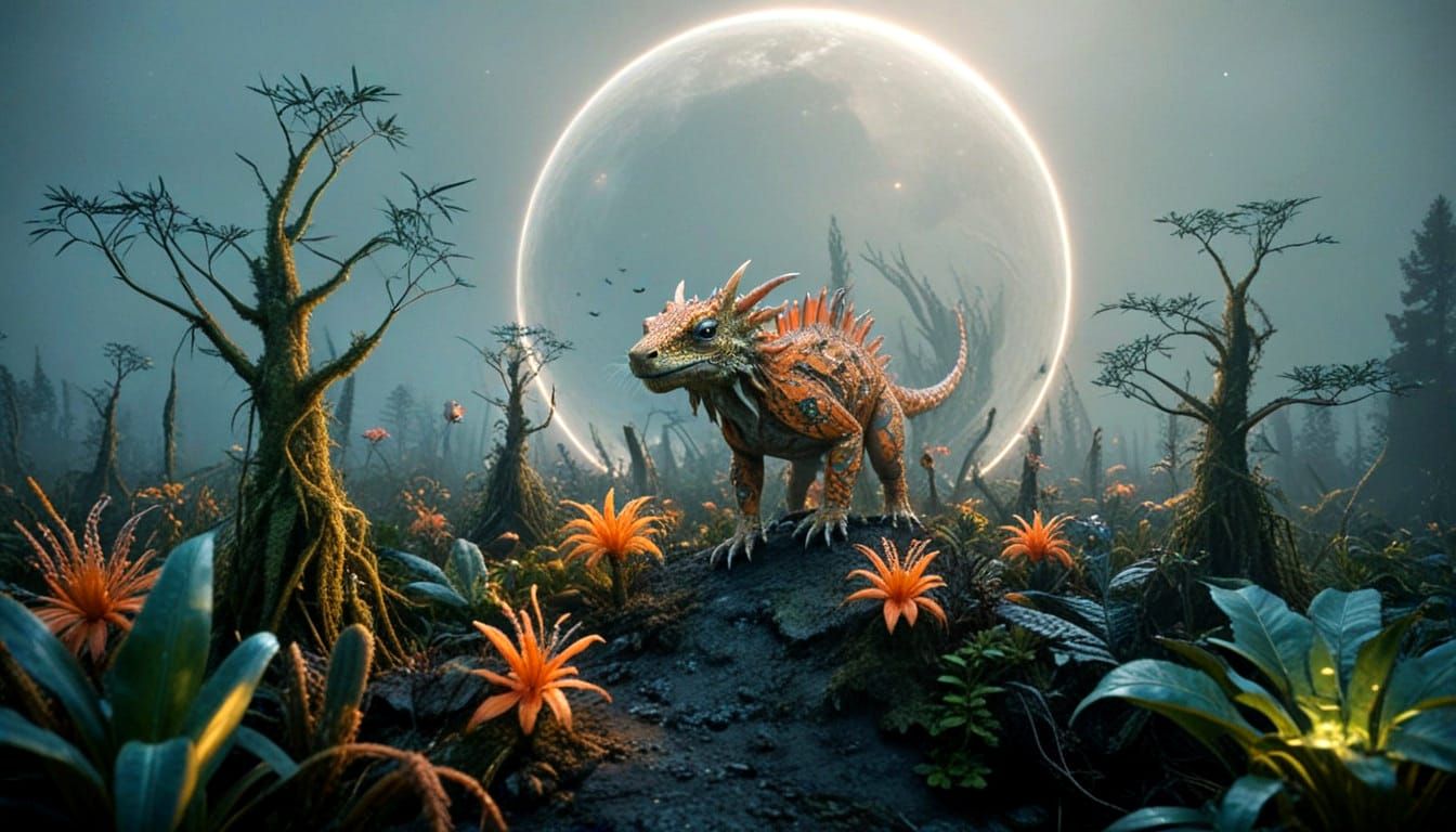 Surreal Plant-Animal Hybrids in Fantasy Art