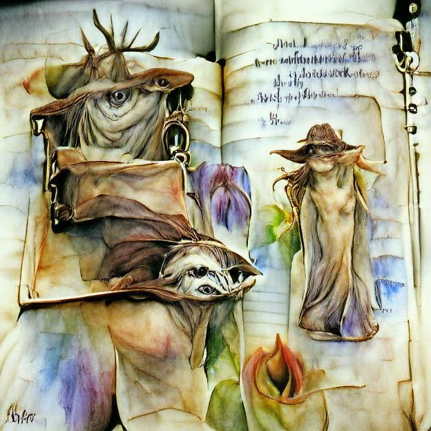 Enchanting Fairy Tale in Brian Froud Style