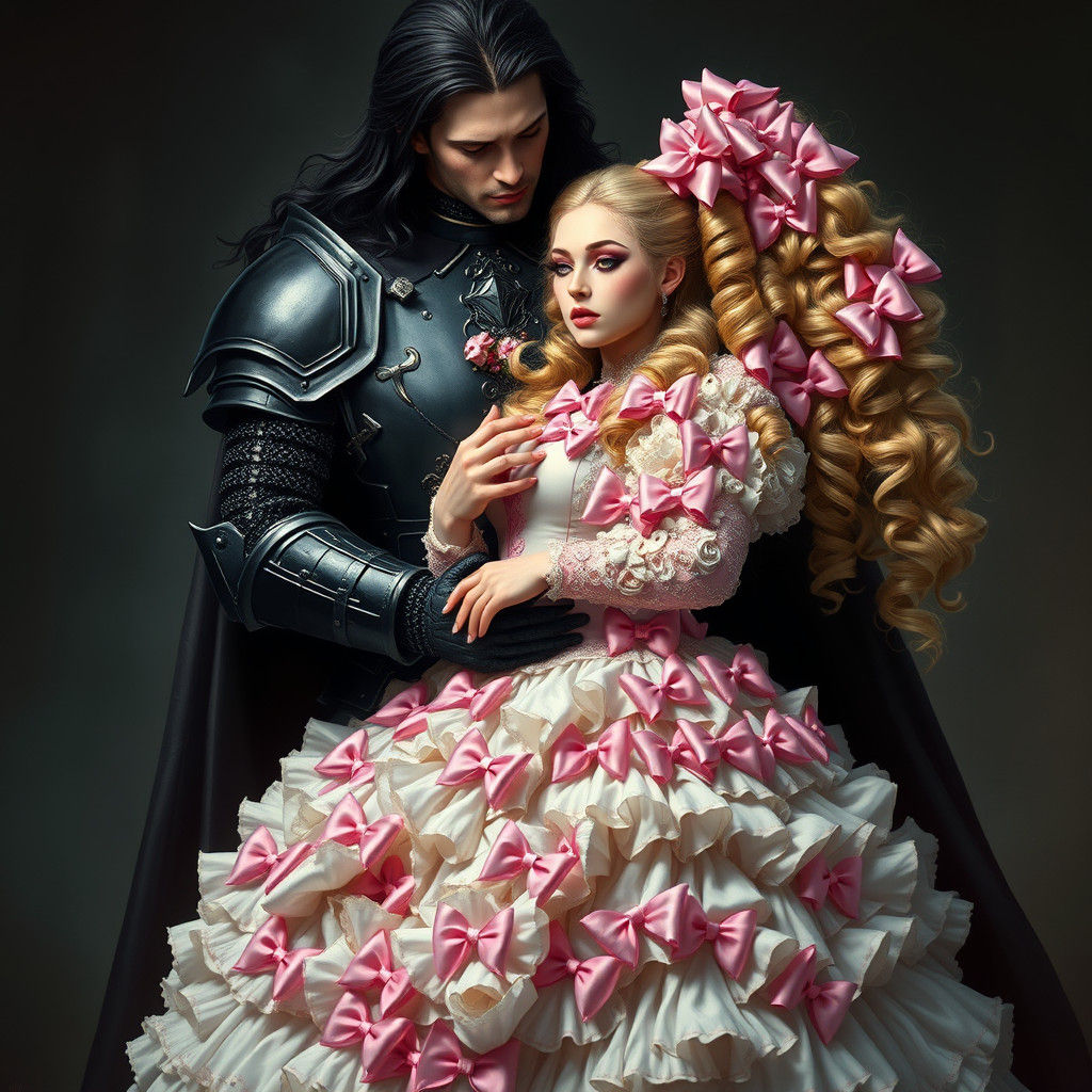 Dark Knight Cares for Sissy Princess Bride