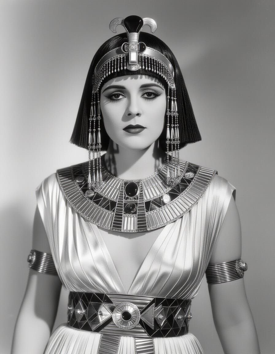 Theda Bara Portrait in Exotic Egyptian Costume