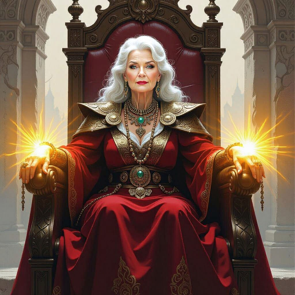 Powerful Old Woman as Ultimate Boss