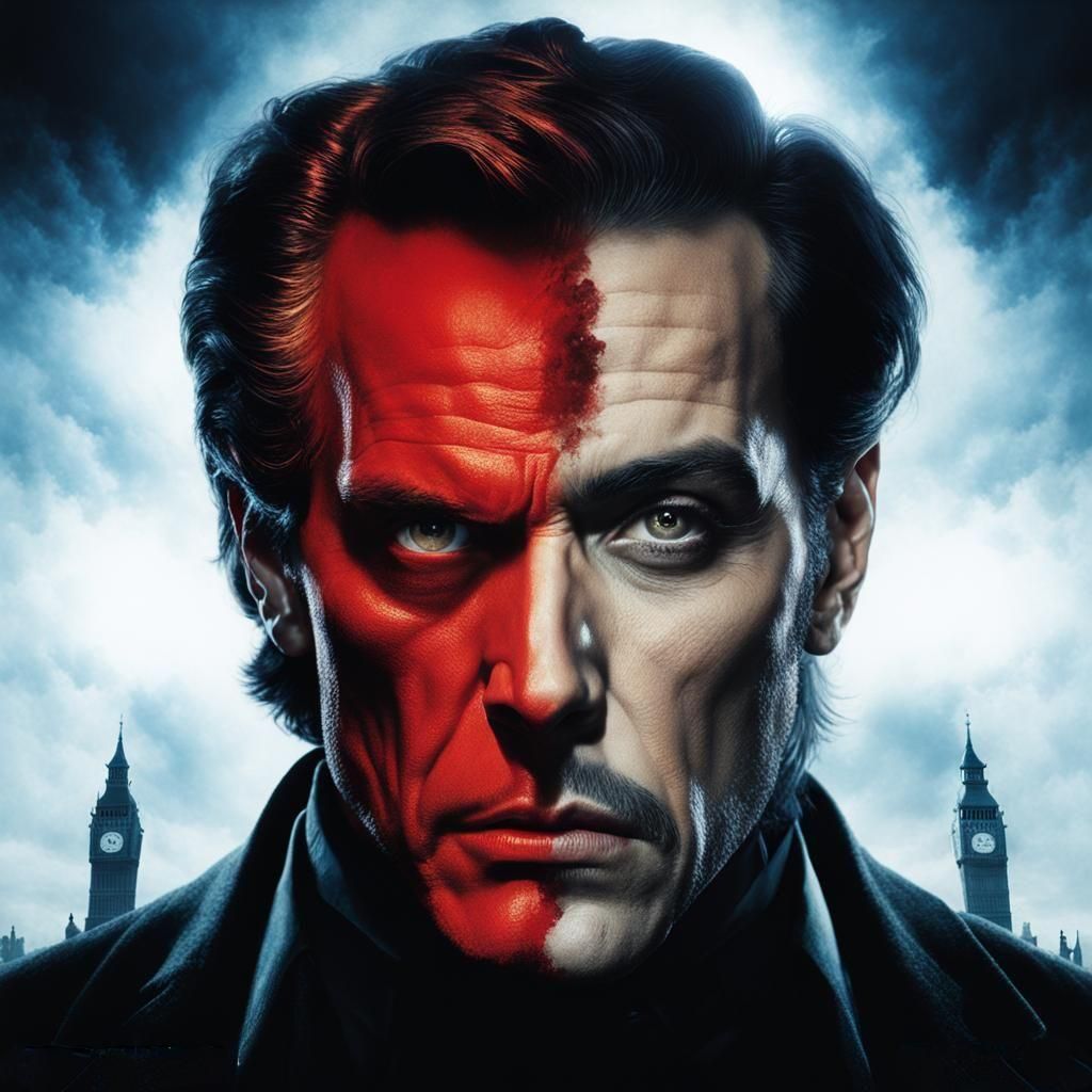 Dr. Jekyll and Mr. Hyde: Double Exposure Portrait