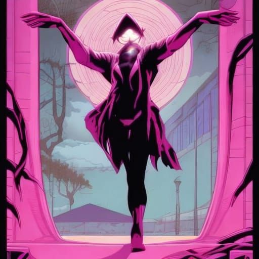 Evil Mutant Pinocchio Puppetmaster in Comic Book Art