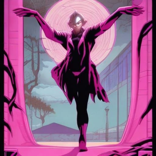 Evil Puppetmaster Mutant Pinocchio in Comic Book Art