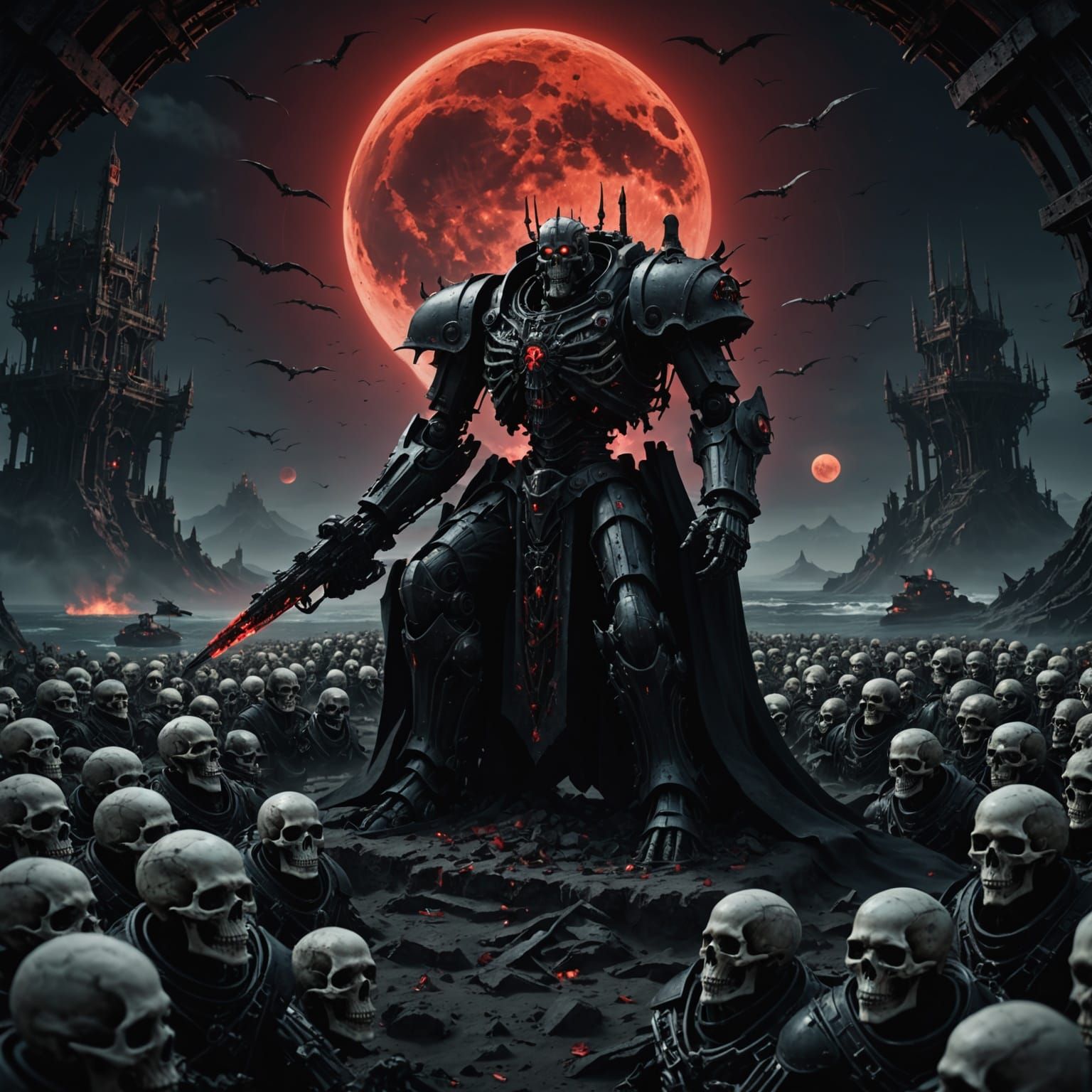 Crimson Empire Unveiled: A Futuristic Nightmare