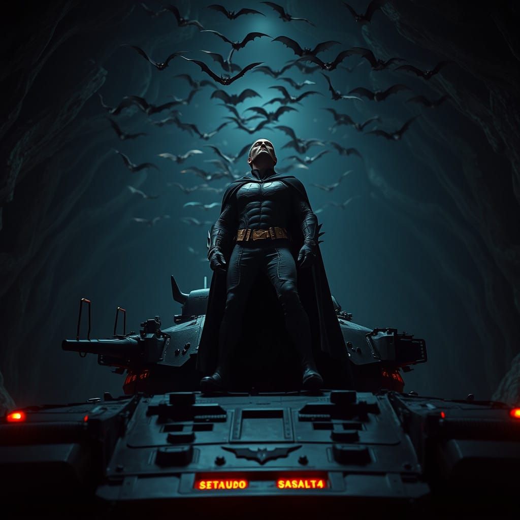 Keanu Reeves as Gritty Futuristic Batman