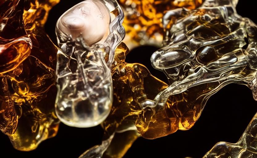 Detailed Venetian Glass in National Geographic Photo Style