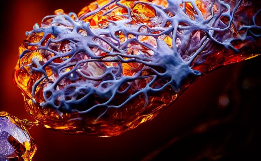 Detailed Venetian Glass Photo in Hyperrealism Style