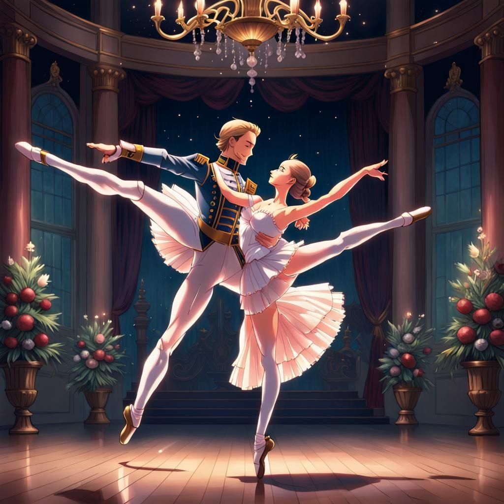 Nutcracker Ballet: Anime Cel-Shaded Manga Scan