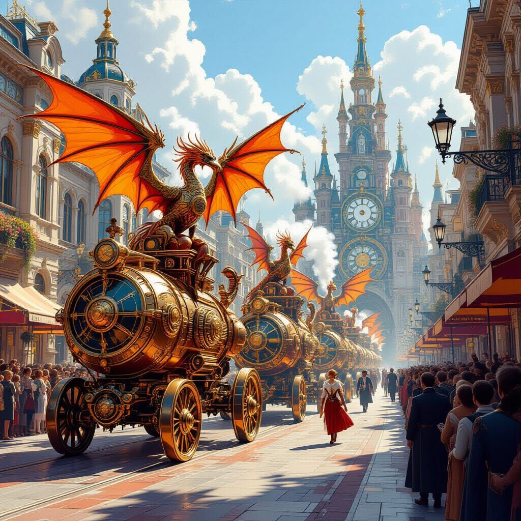 Clockwork Heart Parade: Steam-Powered Automatons and Mythica...