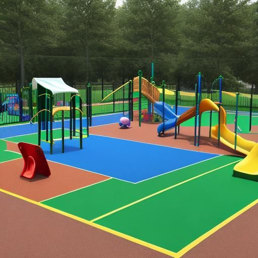 AI Generated Playground Scene