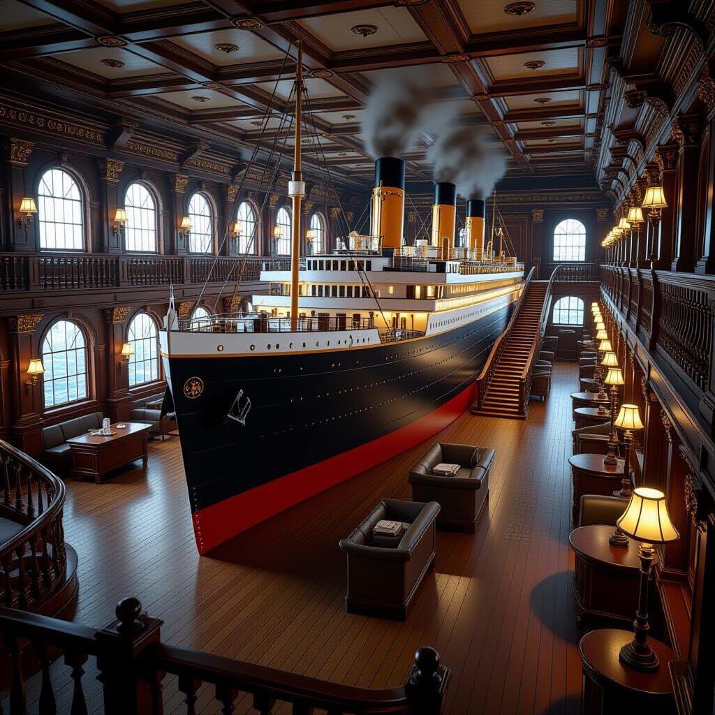 RMS Titanic Virtual Tour: 3D Rendered Historical Experience