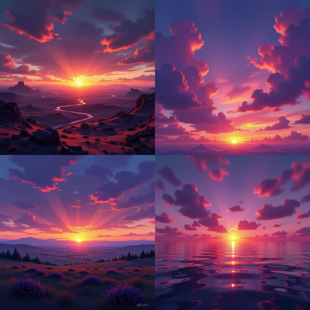 Stunning Sunset with Dramatic Shadows in Unreal Engine