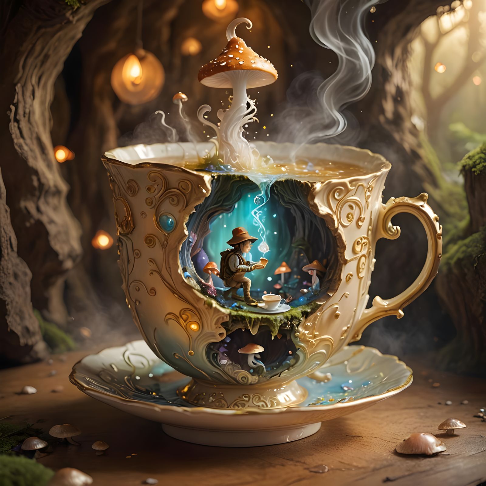 Miniature World: Spelunking in a Teacup