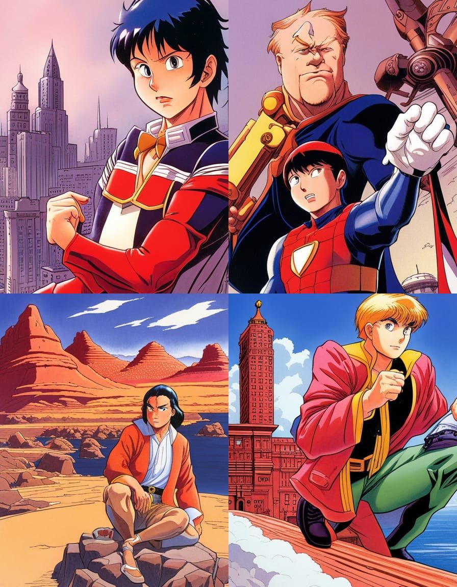 Yoshiyuki Tomino Inspired Mecha Anime Art